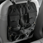 Car Seat Back Organizer Multi-Pocket Black Mesh Universal Fit