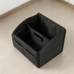 Leather Car Organizer 6 Compartments Adjustable Strap Two-Piece - Image 2