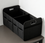 Collapsible Waterproof Oxford Car Boot Organizer Dual Compartments Pair - Image 2