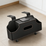Multi-Function Leather Back Seat Car Organizer Cup Holders Duo - Image 2