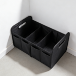 Collapsible Waterproof Car Storage Box Two Compartments Pair