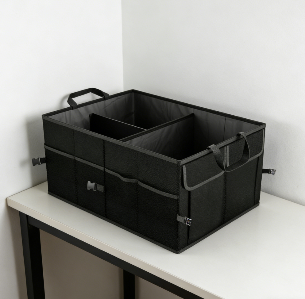 22 Collapsible Car Boot Organizer Large Capacity Pair Pack - Image 1