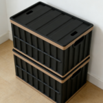 Heavy Duty Plastic Stackable Car Organizer Boxes 3-Pack
