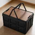 Portable Collapsible Car Boot Organizer with Lid 3-Pc
