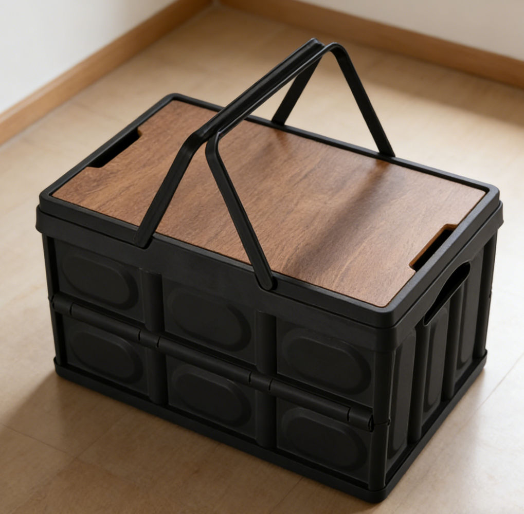 32 Portable Collapsible Car Boot Organizer with Lid 3-Pc - Image 1