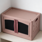 Portable Folding Car Boot Organizer with Double Doors Pair - Image 2