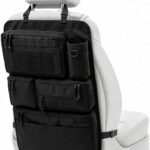 Heavy Duty Tactical Seat Back Organizer Multi-Pocket All-in-One Black