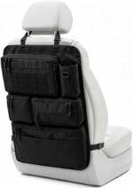 Heavy Duty Tactical Seat Back Organizer Multi-Pocket All-in-One Black