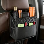 Foldable Leather Backseat Hanging Organizer Large Capacity