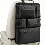 One-Piece Universal Seat Back Organizer with Tissue & Water Bottle Bag